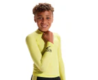 Speedo Youth Boys' Sun Protection Long Sleeve Rash Top - Spritz/Black