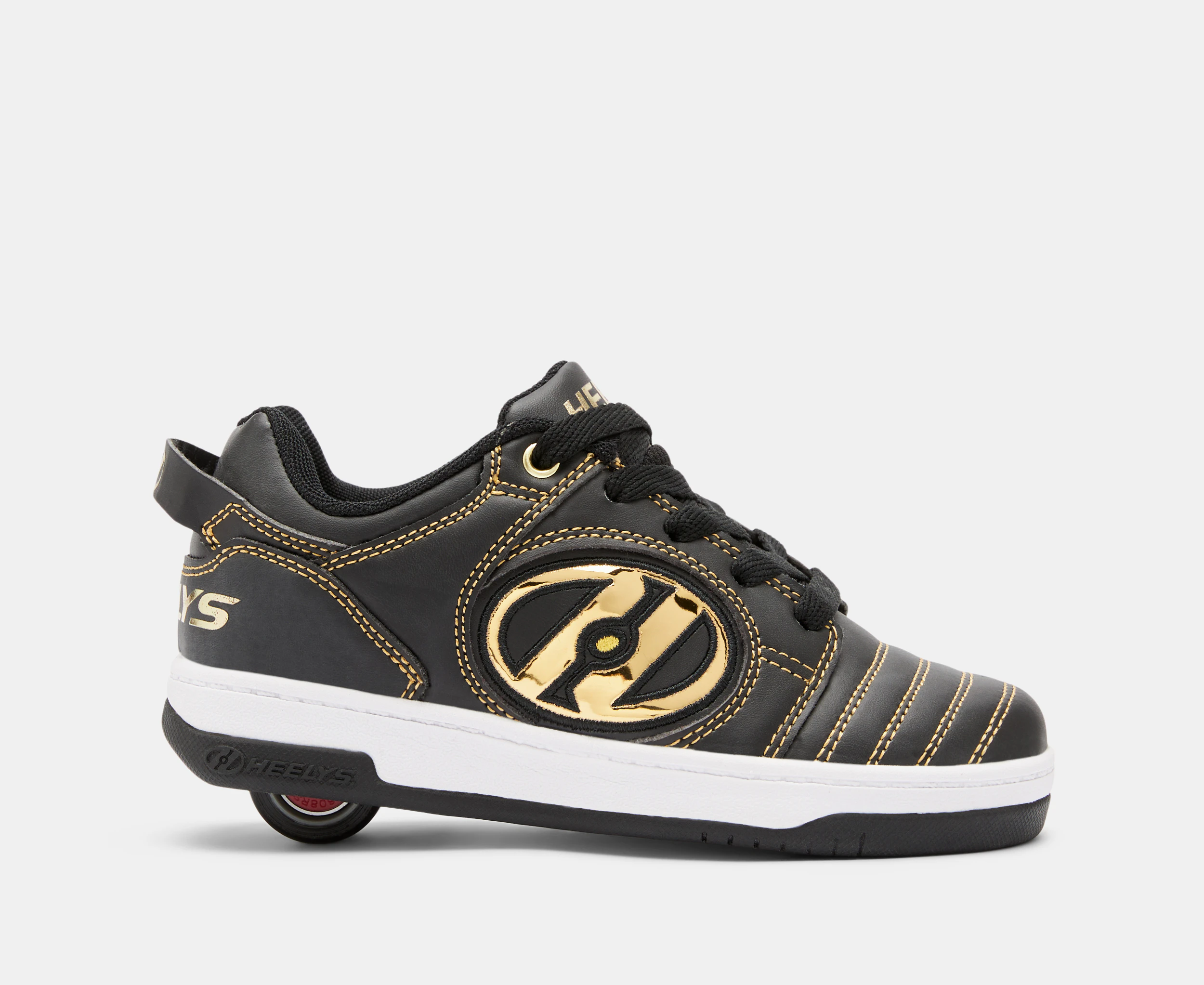 Heelys Boys' Voyager Skate Shoes - Black/Gold