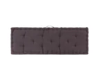 Charcoal Cushions 2 Pcs For Garden Bench Pallet Sofa Cushion Set Decorative Seat Pad