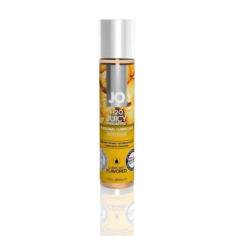 System Jo H2o Flavored Lubricant Pineapple 1oz  Introducing The Sensational System Jo H2o Flavored Lubricant Juicy Pineapple Flavo