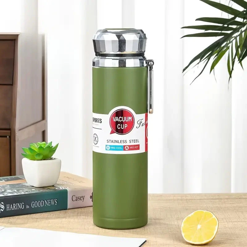 Insulated Water Bottle Stainless Steel, 1000ml - Bliss - Light Green