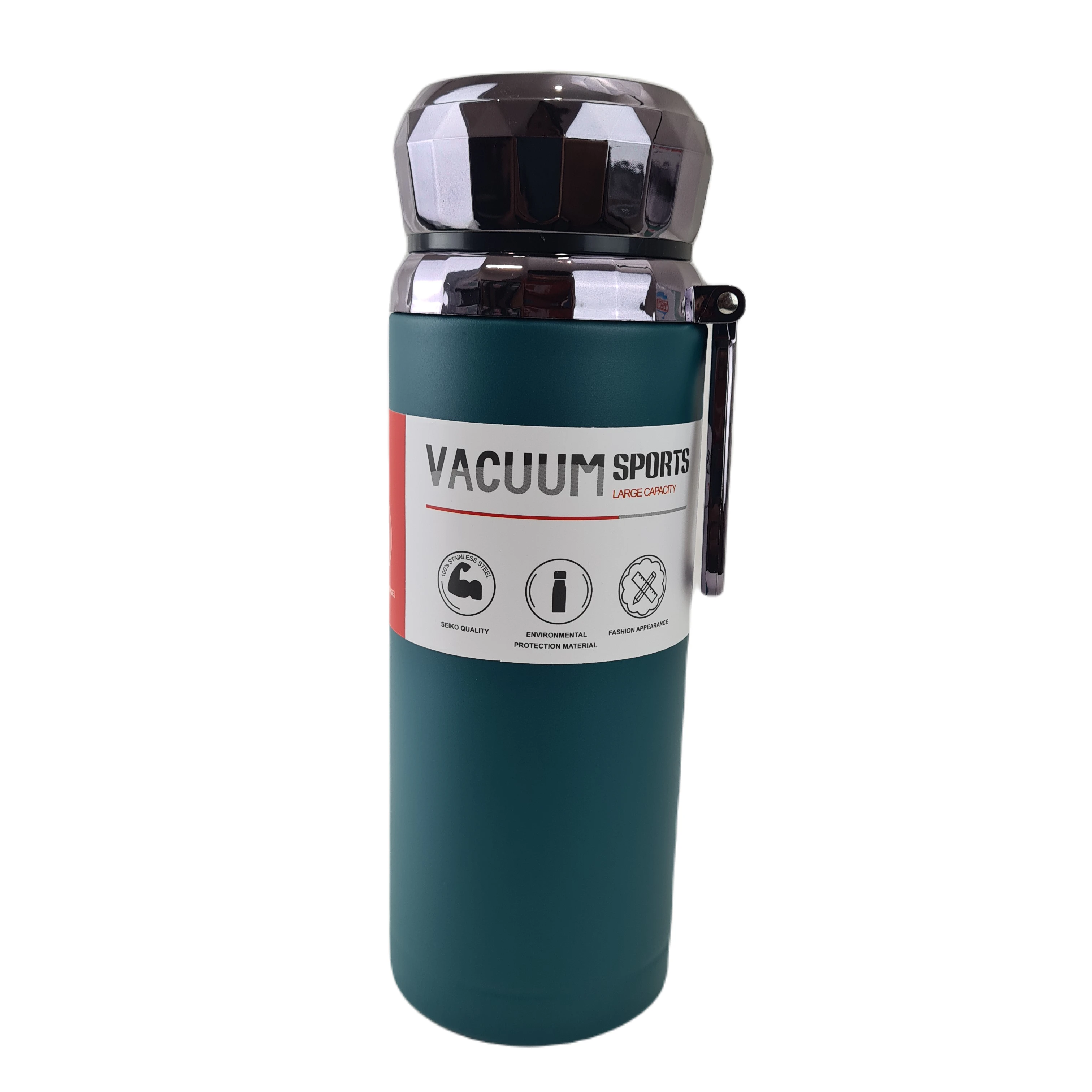 Insulated Water Bottle Stainless Steel, 1000ml - Bliss - Dark Green