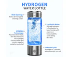 Hydrogen Water Bottle, Portable Hydrogen Water Ionizer Machine, Hydrogen Water Generator, Rechargeable Hydrogen Rich Water Glass Health Cup for Home Trave