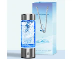 Hydrogen Water Bottle, Portable Hydrogen Water Ionizer Machine, Hydrogen Water Generator, Rechargeable Hydrogen Rich Water Glass Health Cup for Home Trave