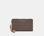 Michael Kors Jet Set Logo Smartphone Wallet - Brown