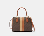 Michael Kors Marilyn Medium Satchel Bag - Brown/Luggage