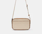 Michael Kors Maeve Large East West Pocket Crossbody Bag - Pale Peanut