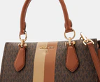 Michael Kors Marilyn Medium Satchel Bag - Brown/Luggage