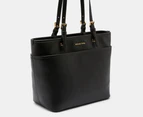 Michael Kors Winston Medium Top Zip Pocket Tote Bag - Black