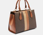 Michael Kors Marilyn Medium Satchel Bag - Brown/Luggage