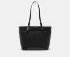 Michael Kors Winston Medium Top Zip Pocket Tote Bag - Black