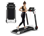 Costway Folding Electric Treadmill 2.25HP Jogging Walking Running Machine Fitness Equipment w/LED Display White