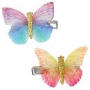 Pink Poppy - Butterfly Burst Hair Clips