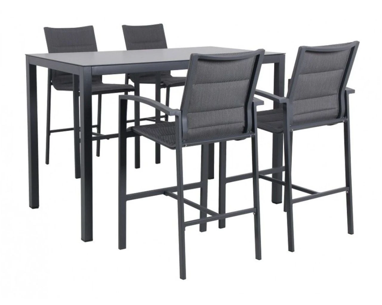 Boston 5 Piece Bar Setting (Gunmetal Grey) Bar Setting