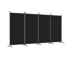 4-Panel Room Divider Privacy Screen Partition Stand Folding Foldable Panels