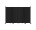 4-Panel Room Divider Privacy Screen Partition Stand Folding Foldable Panels