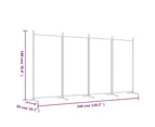 4-Panel Room Divider Privacy Screen Partition Stand Folding Foldable Panels