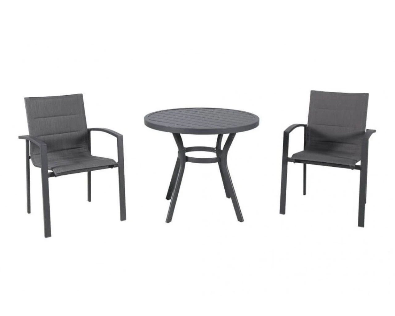 Boston-Jette 3 Piece Dining (Gunmetal Grey) Dining Setting