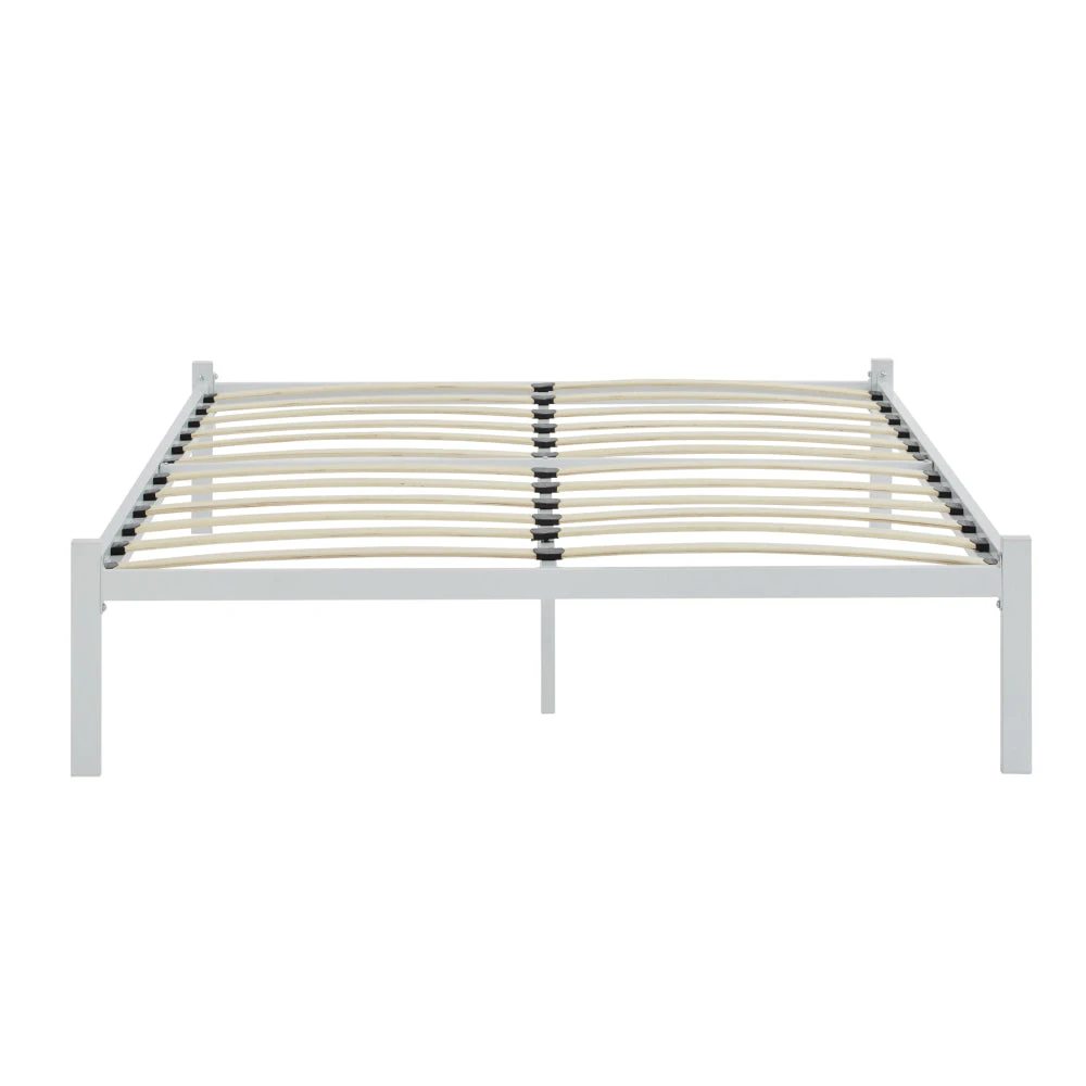 Hindmarsh Metal Bed Frame White - Queen