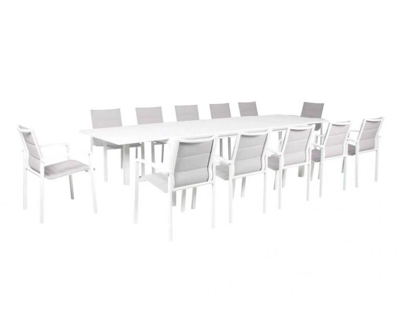 Boston-Jette 13 Piece Dining (White) Dining Setting