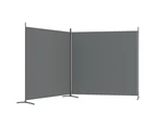 2-Panel Room Divider Privacy Screen Partition Stand Folding Privacy Screen