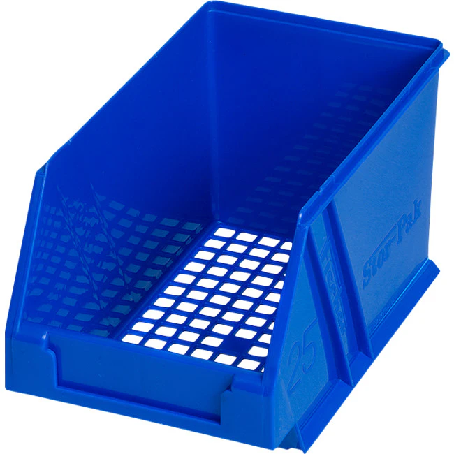 FISCHER PLASTIC MESHPAK25B  Regular Parts Drawer Blue Mesh Bottom