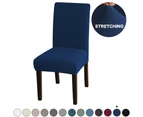 Super Stretch Dining Room Chair Slipcovers Removable Washable Dining Chair Covers - Navy