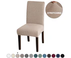 Super Stretch Dining Room Chair Slipcovers Removable Washable Dining Chair Covers - Khaki