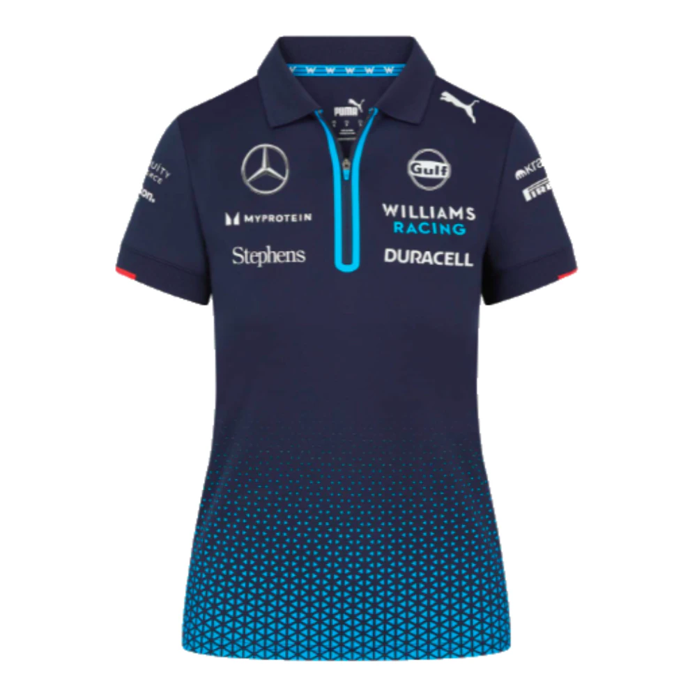 2024 Williams Racing Team Polo Shirt (Navy) - Womens