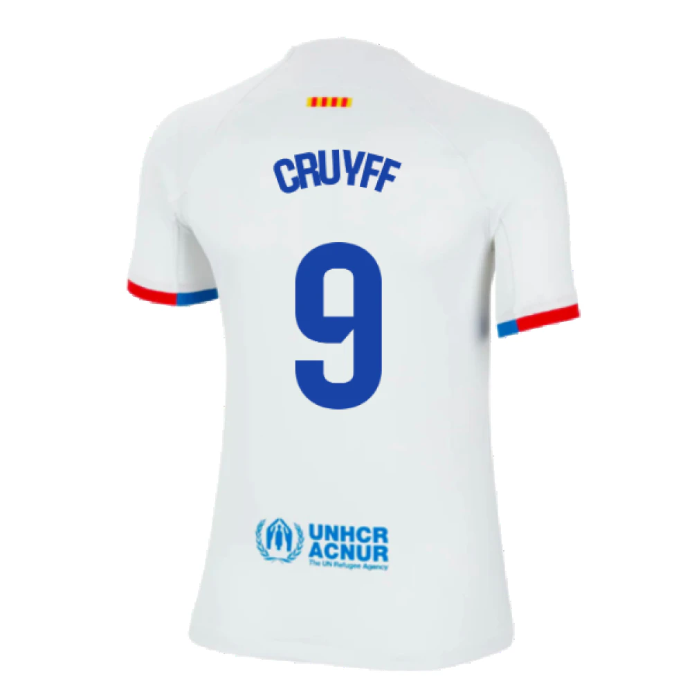 2023-2024 Barcelona Away Shirt (Kids) (Cruyff 9)