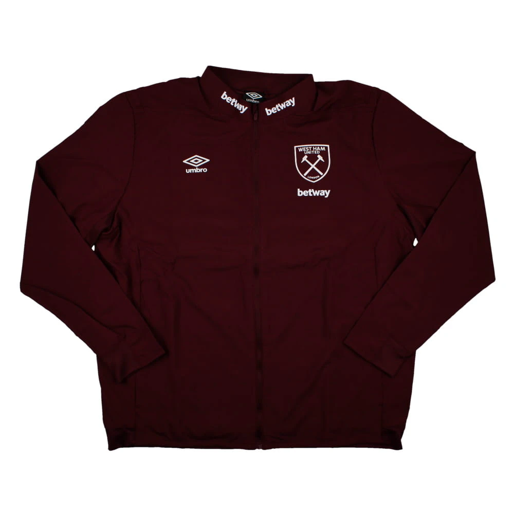 2023-2024 West Ham Presentation Jacket (Tawny Port)