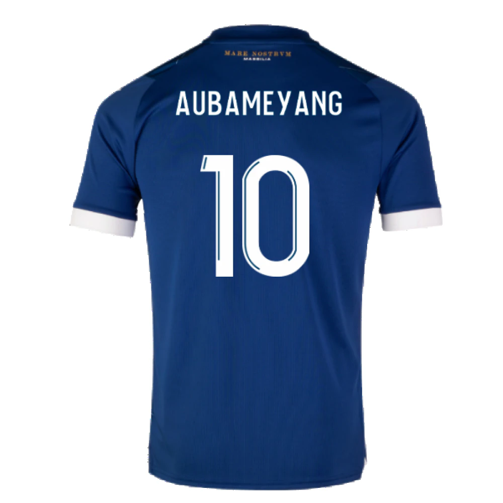 2023-2024 Marseille Away Shirt (Kids) (Aubameyang 10)