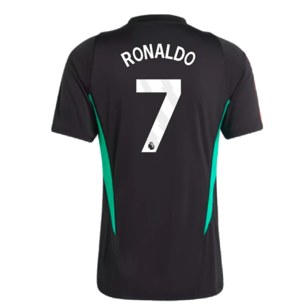 2023-2024 Man Utd Training Jersey (Black) (Ronaldo 7)