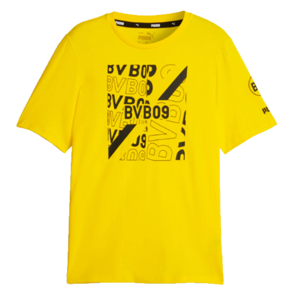 2023-2024 Borussia Dortmund FtblCore Graphic Tee (Yellow)