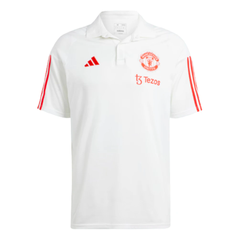 2023-2024 Man Utd Polo Shirt (White)