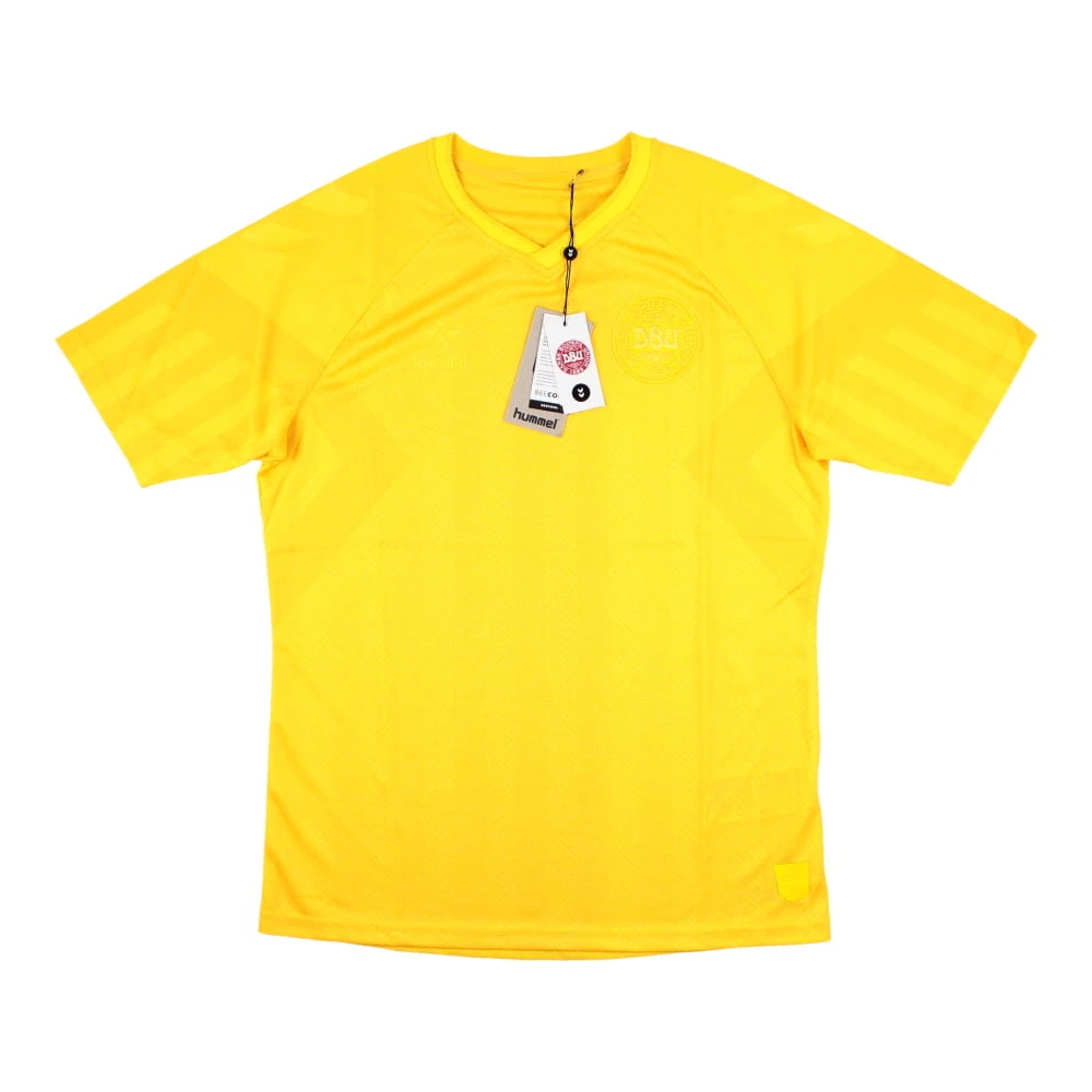 2022-2023 Denmark Away Goalkeeper Jersey (Yellow)