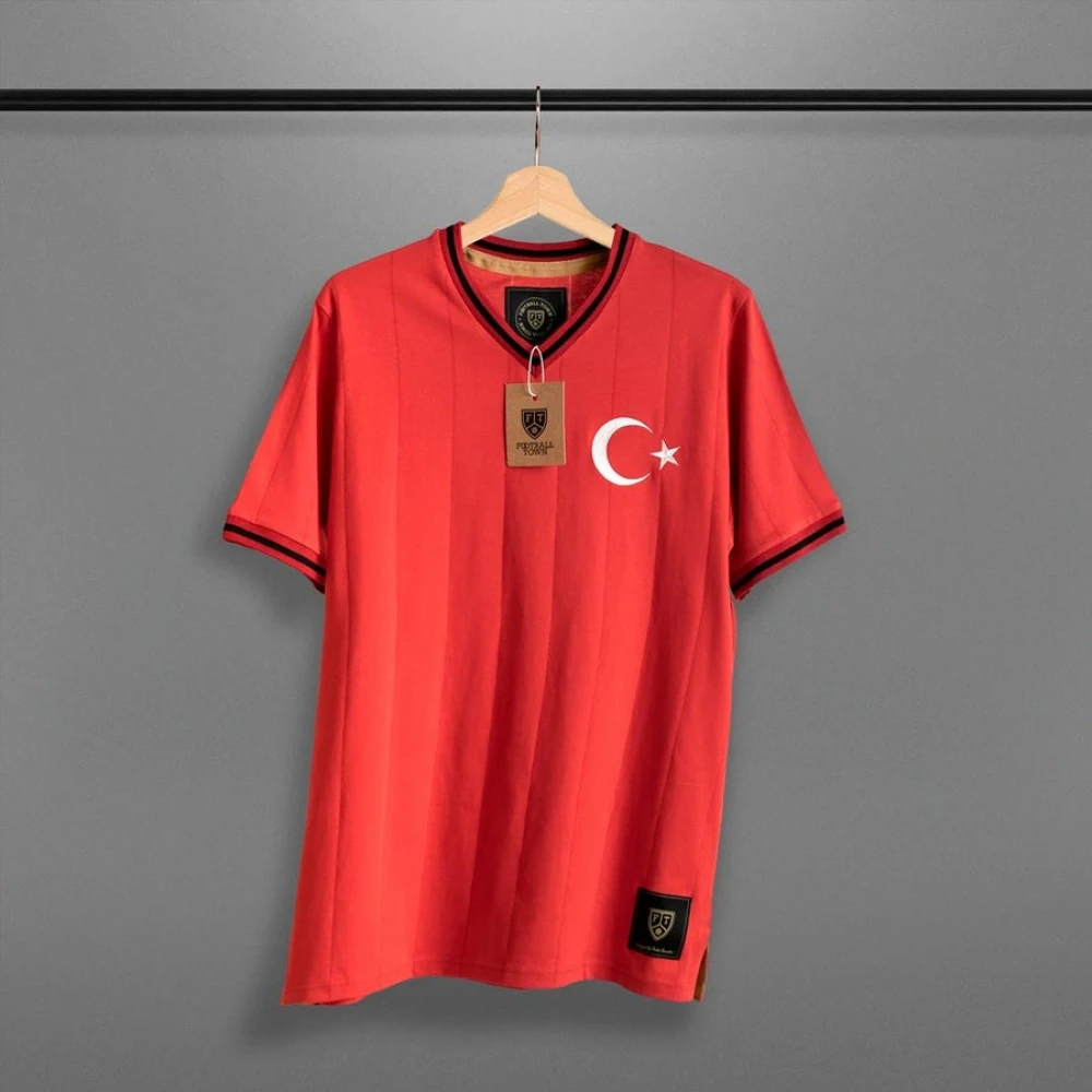 Vintage Turkey Home Ay-Yildizililar Soccer Jersey