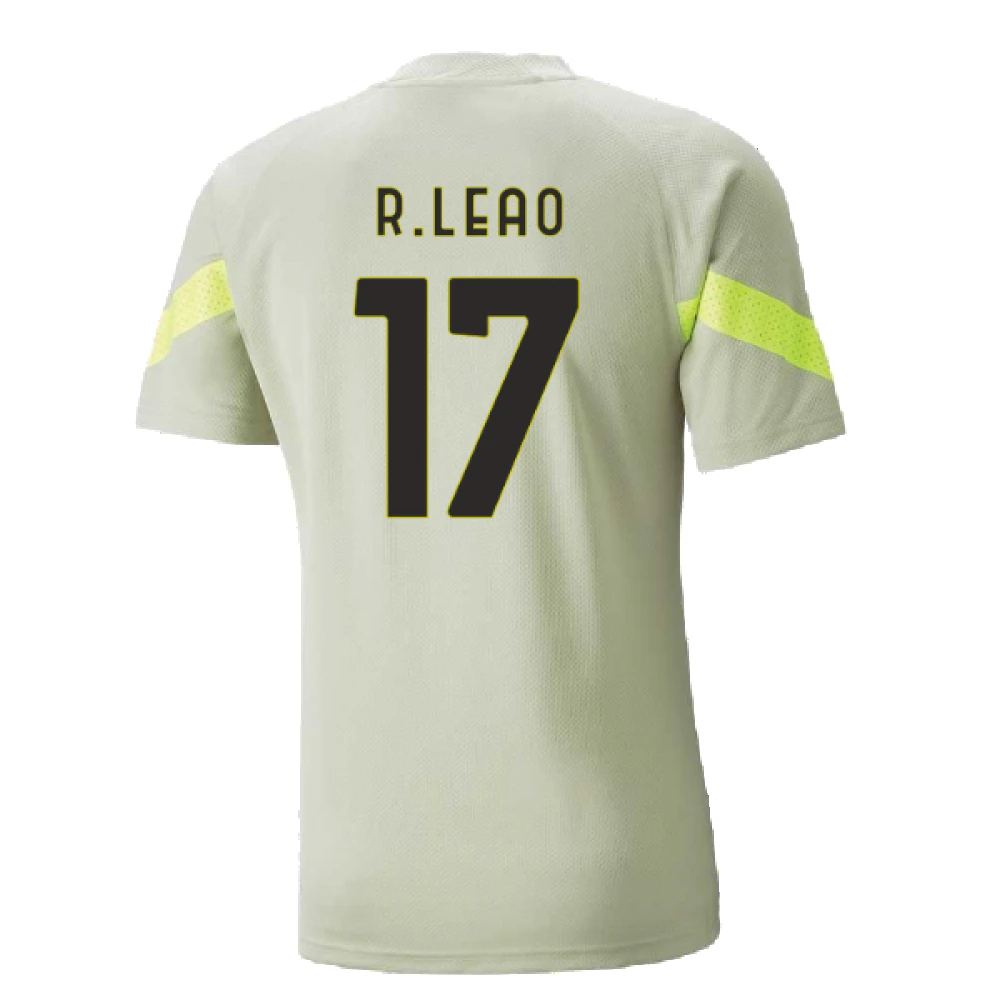 2022-2023 AC Milan Training Jersey (Spring Moss) (R LEAO 17)