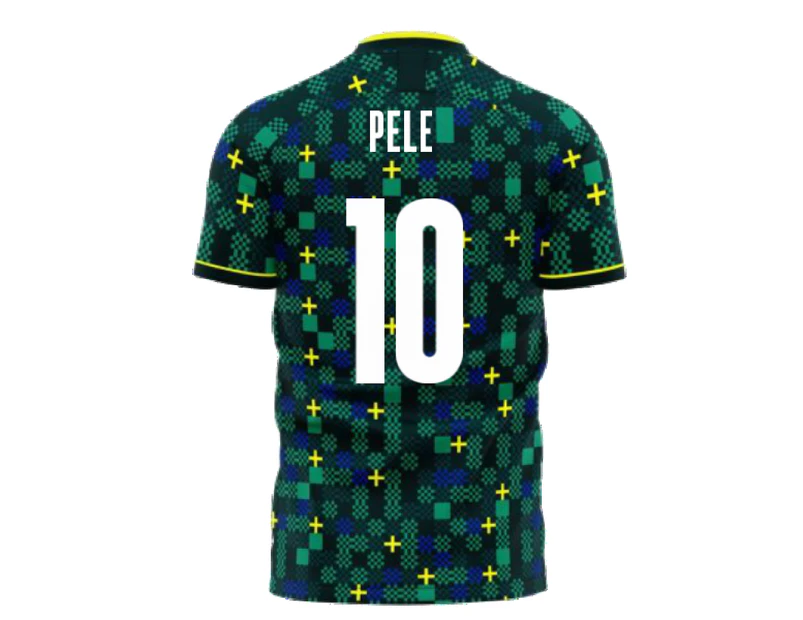 Brazil 2023-2024 Third Concept Football Kit (Libero) (PELE 10)