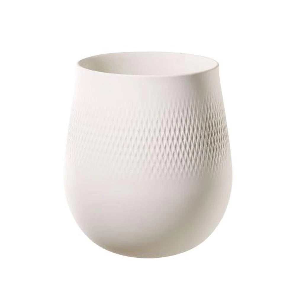 Manufacture Collier Vase Carre Large (White) - 20.5x20.5x22.5cm