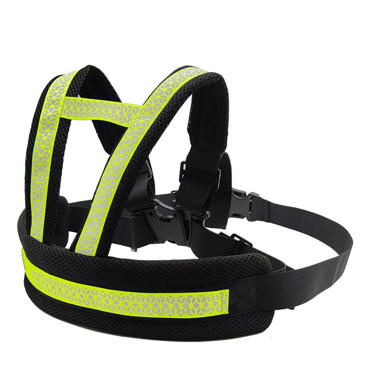 Universal Motorcycle Safety Belt For Kids Toddlers Breathable Shoulder Straps Seat Harness Adjustable Child Reflective Design-green