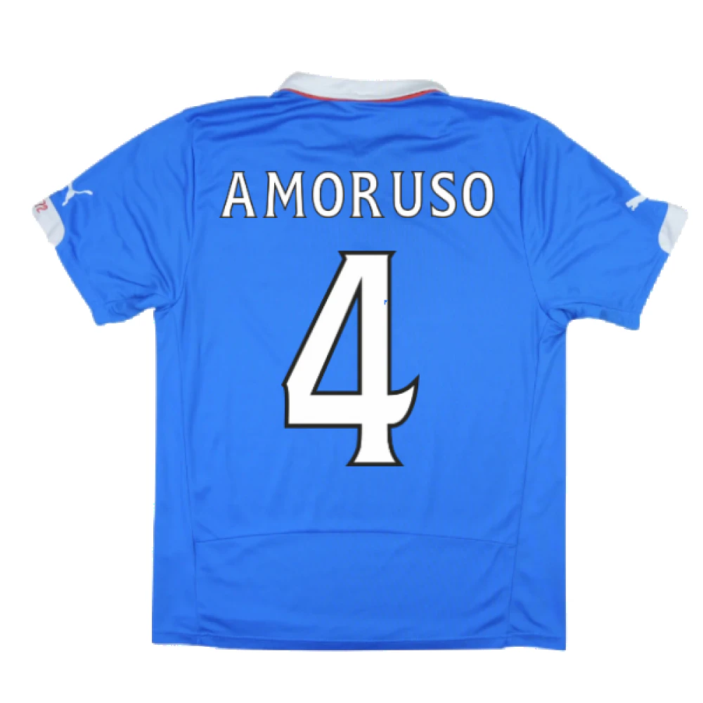 Rangers 2014-15 Home Shirt ((Very Good) M) (AMORUSO 4)