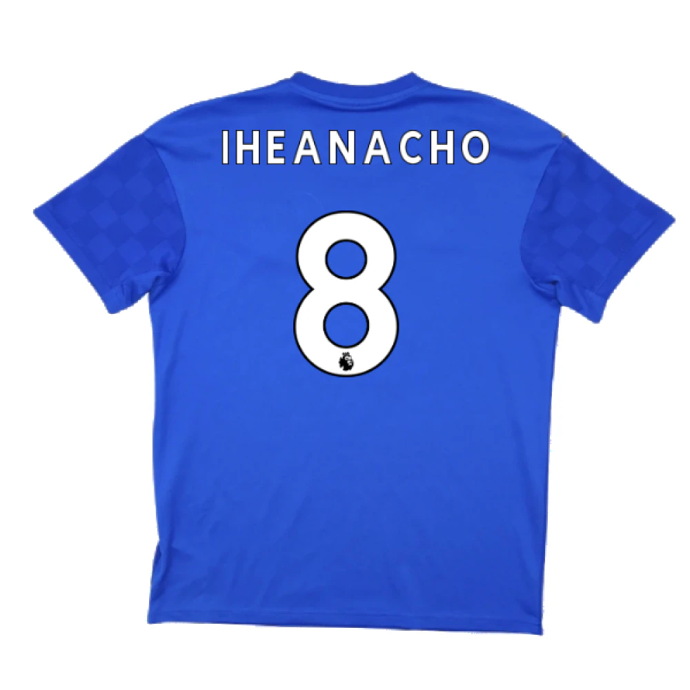 Leicester City 2019-20 Home Shirt ((Very Good) L) (IHEANACHO 8)