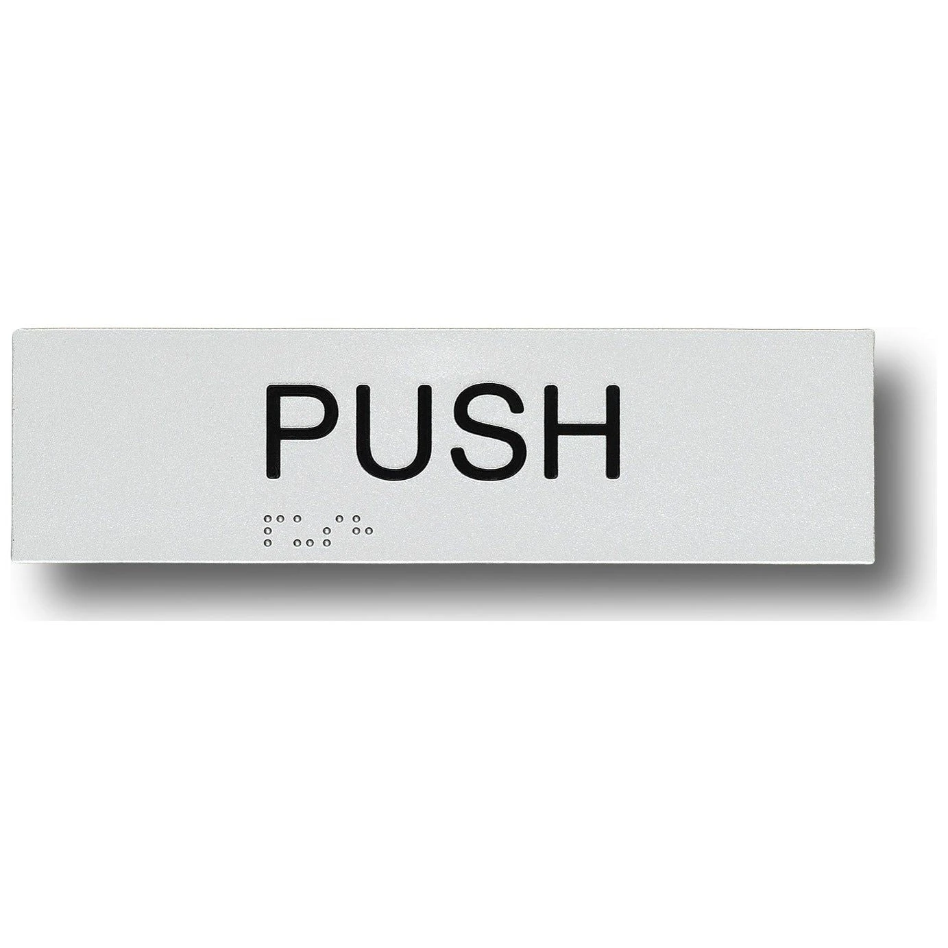 Braille Sign - Push Sign