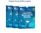 Eco Laundry Detergent Sheets-240 Loads Aqua Fresh - Eco Massive