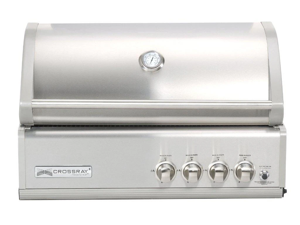 CROSSRAY 4-Burner Inbuilt Gas BBQ