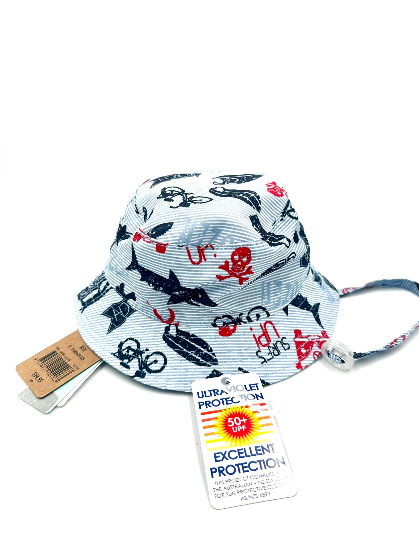 Dozer Baby Boys Bucket Hat Light Blue Ocean Kai