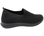 Womens Bellissimo Laken Black Slip On Sneaker Shoes Synthetic - Black