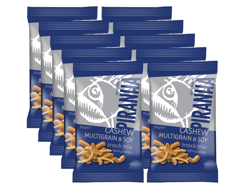 2 x 5pk Piranha Cashew Multigrain & Soy Snack Mix