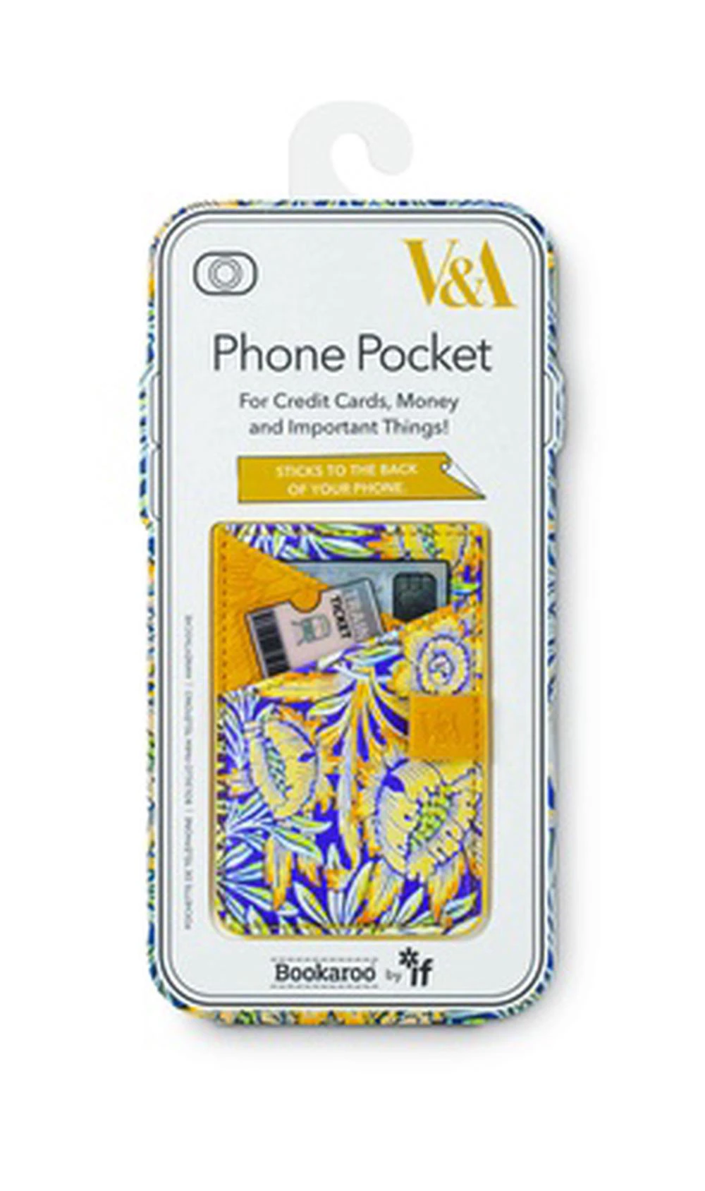 V & a Bookaroo Phone Pocket Morris Tulip & Willow